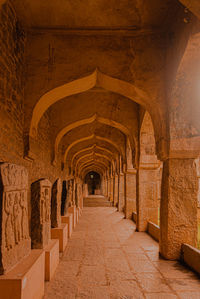 People walking in tunnel