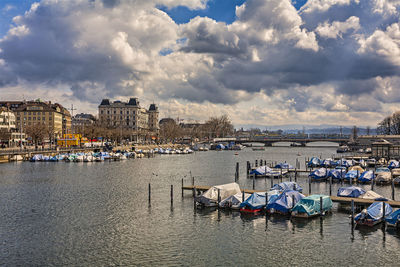 Zürich at the limit river