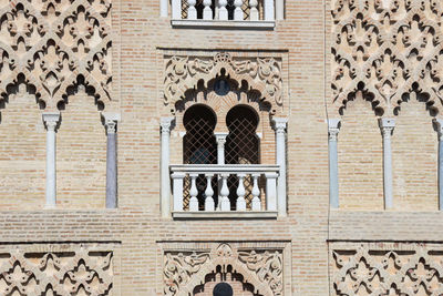 Window on wall of building