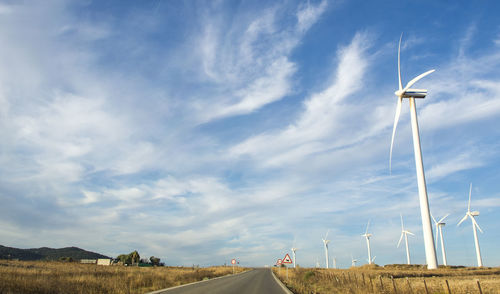 Energy and ecology, wind turbines, eolic park. green ecological power energy generation. wind farm.