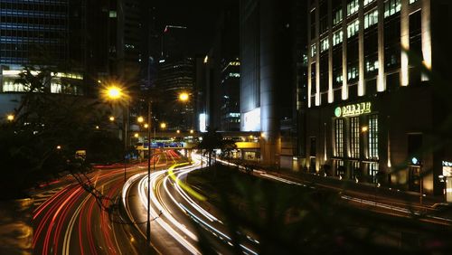 City street at night