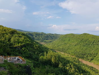 Scenic view of landscape against sky