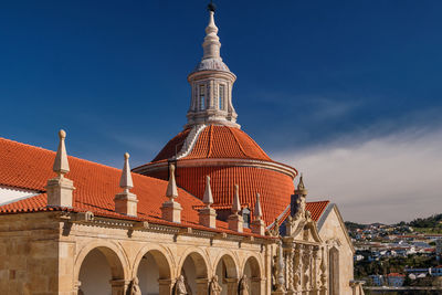 Low angle view of historic building against sky