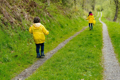 Nature walk with children ....