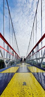 View of suspension bridge