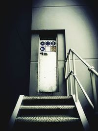 Low angle view of staircase