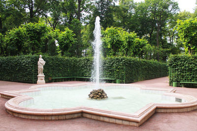 Fountain in park