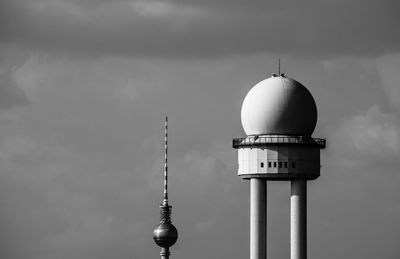 Low angle view of fernsehturm