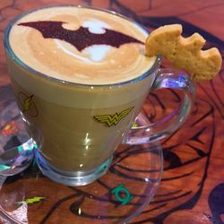 Close-up of coffee served on table