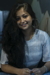 Portrait of a smiling young woman