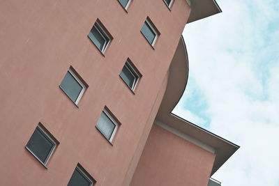 Low angle view of building against sky