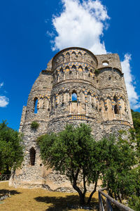 Low angle view of old building