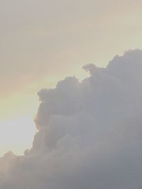 Low angle view of mountain against sky