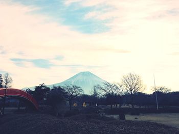Scenic view of landscape against sky