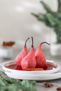 Close-up of fruit on table