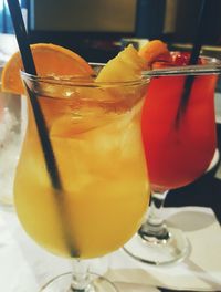 Close-up of drink on table