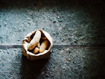 Close-up of food on table