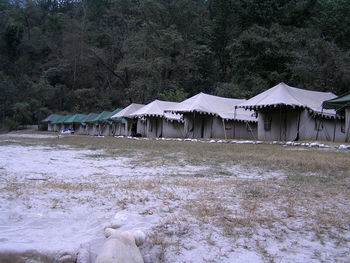 Scenic view of beach during winter