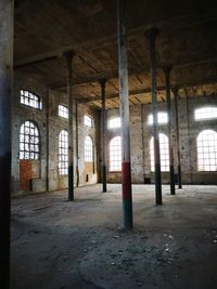 Interior of old abandoned building