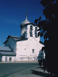 Historic building against blue sky