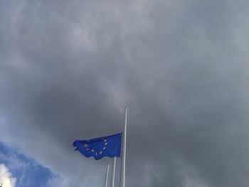 Low angle view of cloudy sky