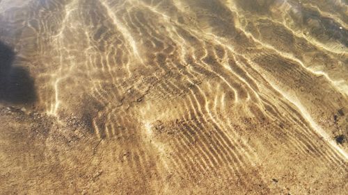 Full frame shot of rippled water