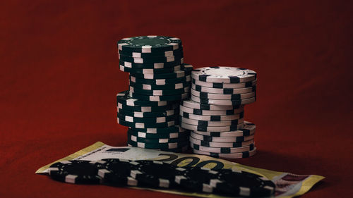 Stack of poker