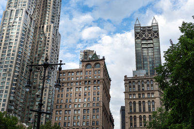 Low angle view of historical building against sky