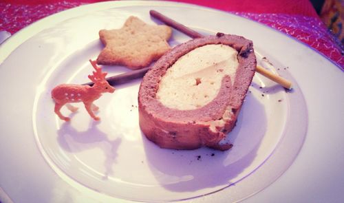 Close-up of served food