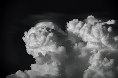 Low angle view of clouds in sky