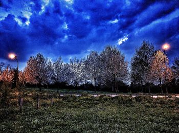 Full frame shot of sky at night