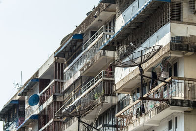 Low angle view of buildings against sky