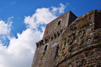 Low angle view of historical building against sky