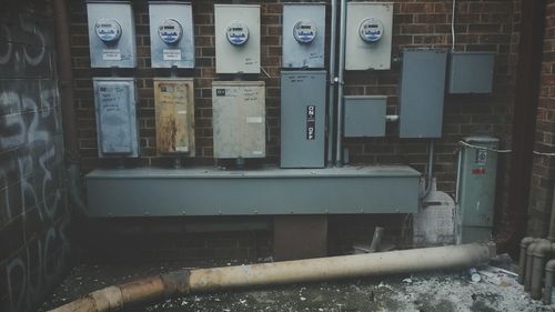 View of abandoned building