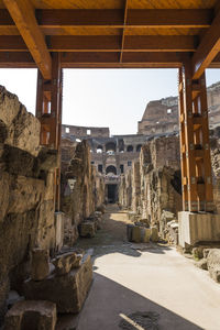 View of old building against sky