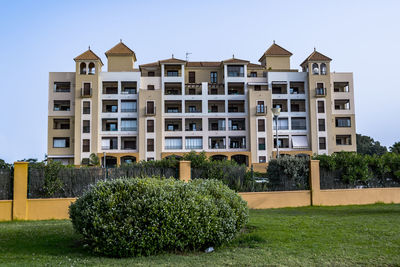 View of building against clear sky