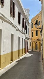 Street amidst buildings in city