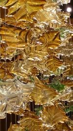 Full frame shot of yellow lights