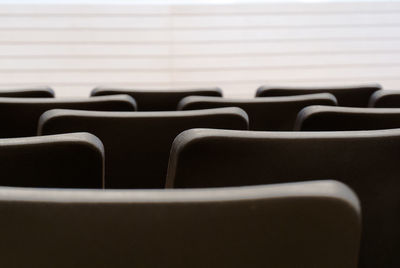 Chairs in board room