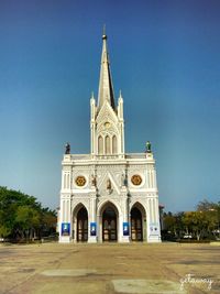 Low angle view of church