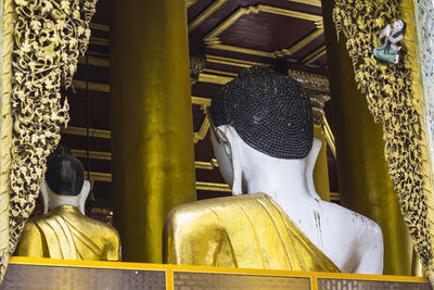 Close-up of buddha statue