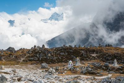 Panoramic view of landscape against sky