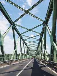 View of bridge over road