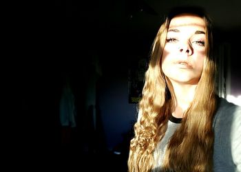 Portrait of young woman