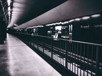 Railroad station platform