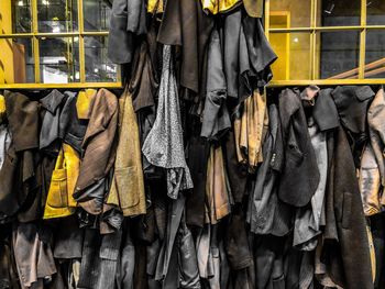 Clothes of underground workers for coal mining