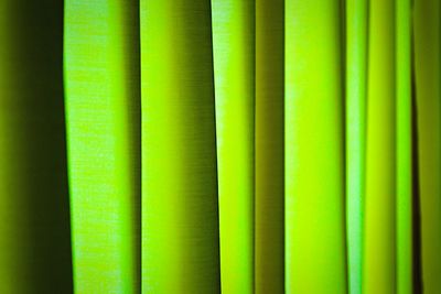 Full frame shot of green curtain