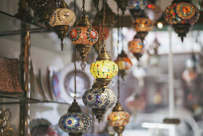 Decoration hanging on ceiling