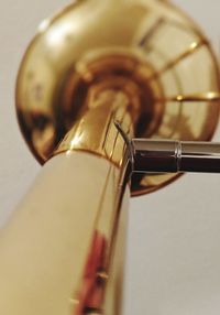 High angle view of camera on table