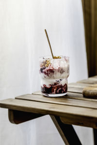 Yogurt parfait - healthy eating